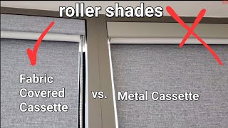 Fabric Covered vs. Metal Cassettes. From Standard to Custom Matching Fabric.