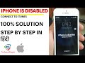 IPhone is Disabled Connect to iTunes 100% solution in hindi/how to do Software of IPhone in Hindi.