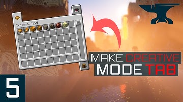 Minecraft Modding 1.18.1 with Forge | CREATIVE MODE TAB