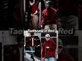 TAEHYUNG outfit schemes 💚 but 🔥🖤🔥 Black Peaked #BTSfesta #13yearswithBTS #v