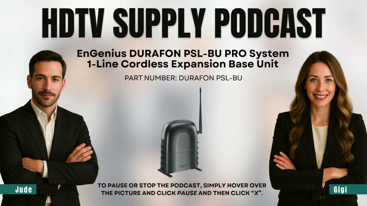 EnGenius DURAFON PSL-BU PRO System 1-Line Cordless Expansion Base Unit