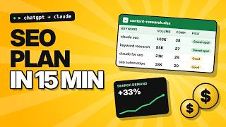 Claude + ChatGPT Built My Entire SEO Content Plan in 15 Minutes Update