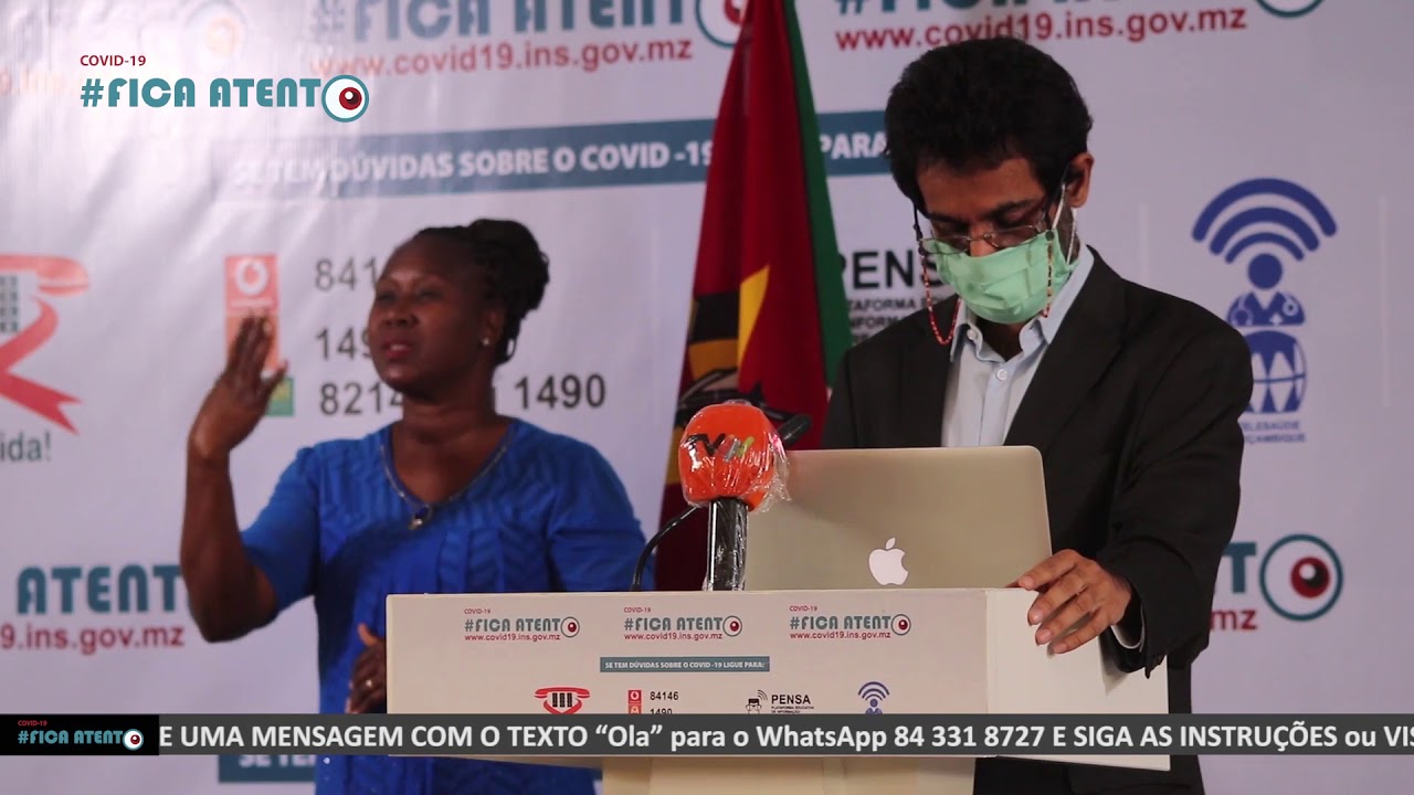 Conferência De Imprensa 14 06 2020 Covid 19 #Ficaatento Ilesh Jani Director Geral Do Ins