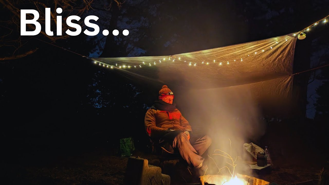 A night alone in the woods.