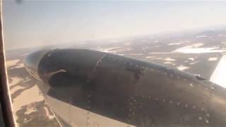 Central Mountain Air Beech 1900D Startup & Takeoff Prince George, BC CYXS