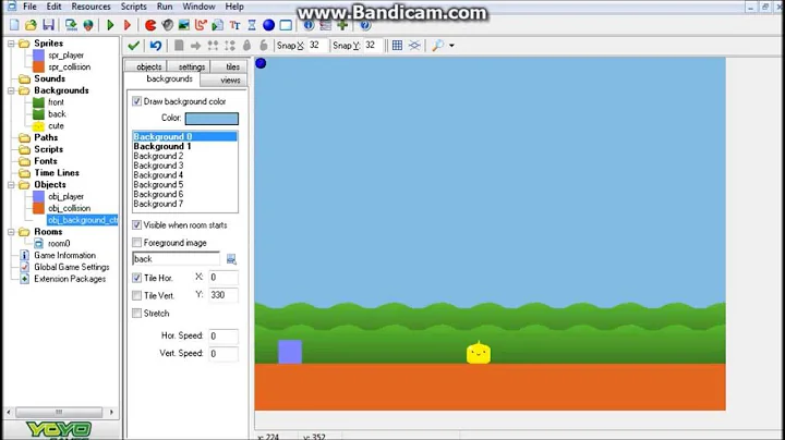 Game Maker Controlled Parallax Scrolling Tutorial