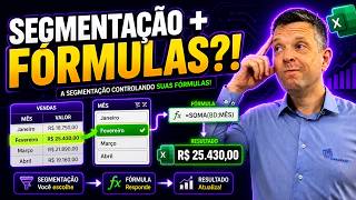 SEGMENTAÇÃO DE DADOS com FÓRMULAS no Excel? SIM! Aprenda Como Fazer
