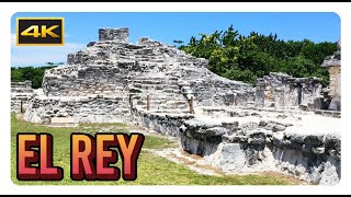 el Rey Maya Pyramid Mexico Cancun 4k Cinematic Footage  Archaeology  Ancient History