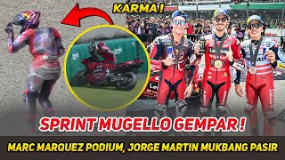 ISTIMEWA🔥MARC MARQUEZ KEMBALI TAMPIL GANAS😍JORGE MARTIN KENA KARMA SENGGOL BASTIANINI DI SPRINT😱