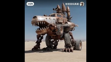 Desert mechanical monsters are coming! #Transformers #Mecha #Science Fiction #aigc