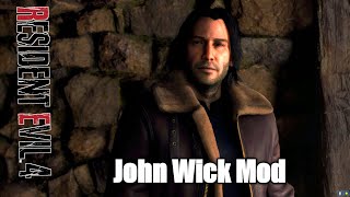 Resident Evil 4 Remake Mod-Keanu Reeves-RE4 Mod