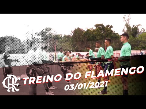 TREINO FLAMENGO – Retorno de jogadores para o Fla-Flu