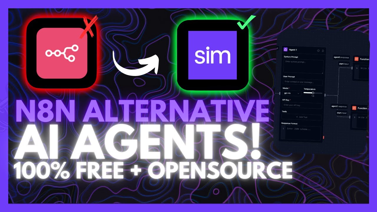 Sim AI: Easily Create AI Agents That Can Automate Anything! Opensource n8n Alternative!