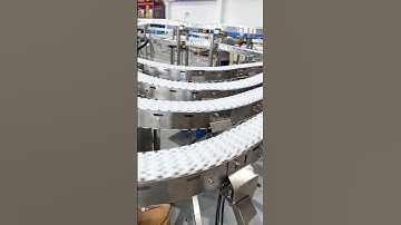 Flexible chain conveyor with PLC