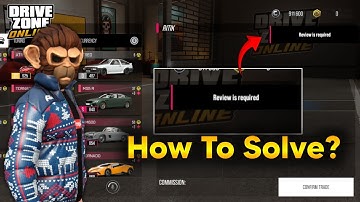 Review Is Required Problem In Drive Zone Online || How To Solve? || Lord VDR
