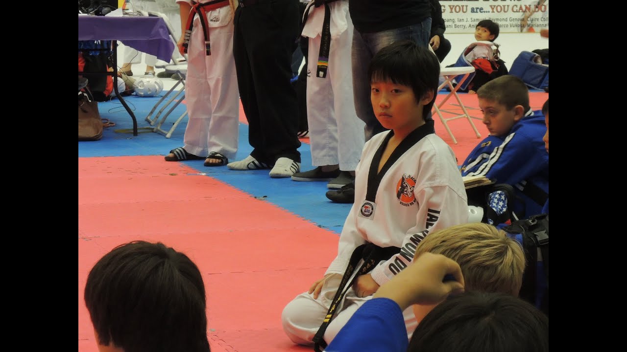 Jin Tae Kim - Taekwondo - 11 year old boy kid - 2 Dan Black Belt