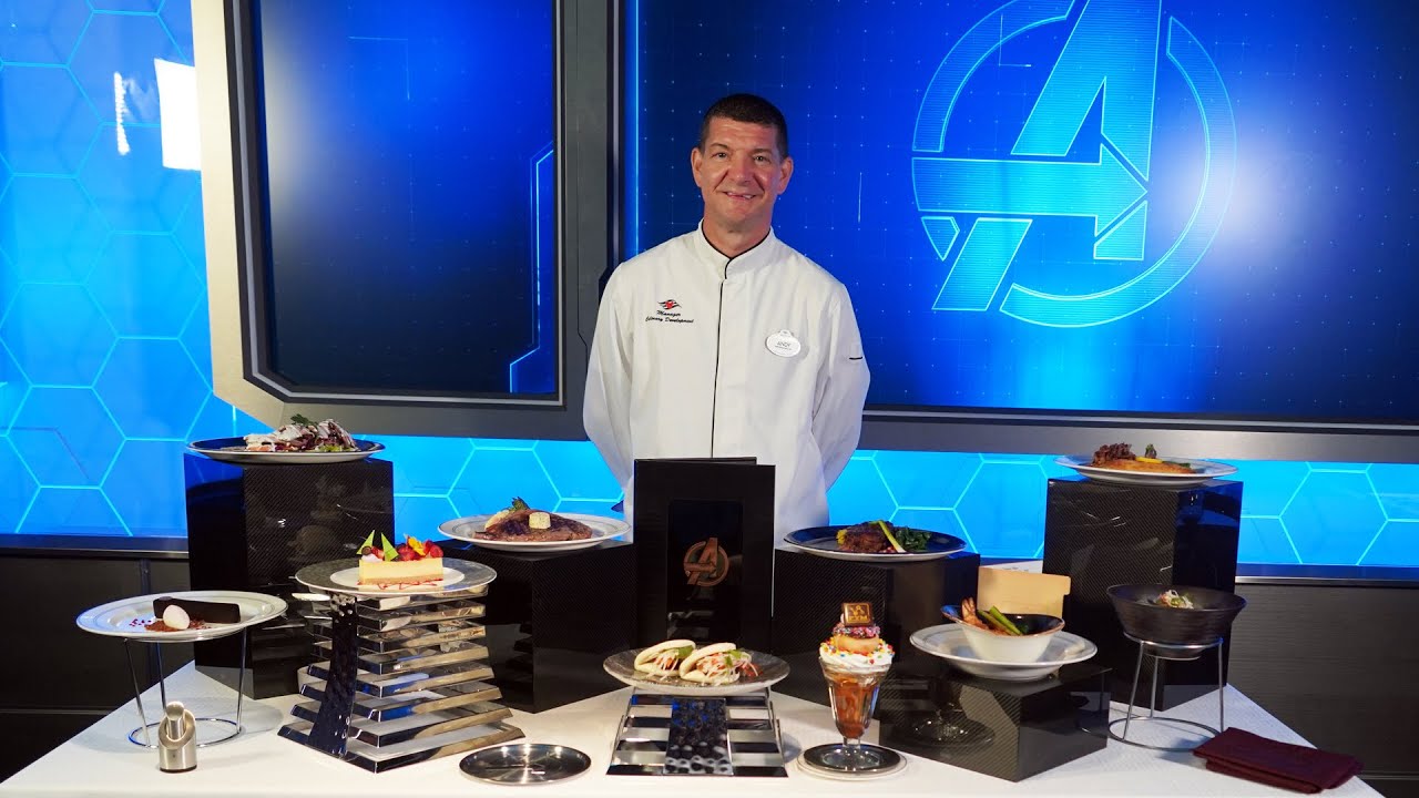 Worlds of Marvel on Disney Wish Cruise - Interview with Chef Andy Bell Including Food Overview