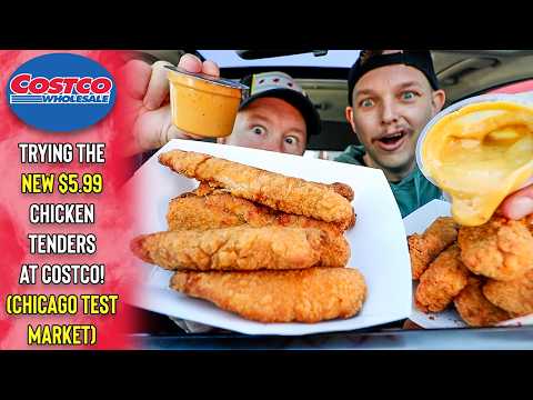 Trying Costco's NEW 5.99 Chicken Tenders Chicago Test Market Exclusive