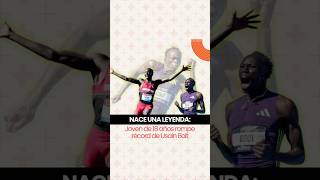 Nace una leyenda: Joven de 18 años rompe récord de Usain Bolt