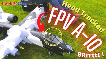 A-10 WARTHOG FROM THE COCKPIT | RC JET PAN & TILT HEAD TRACKED DJI FPV PILOT FIGURE CONVERSION