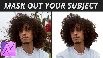 Cut A Subject Out From The Background In Affinity Photo - Quick Tutorial