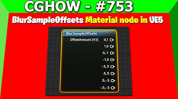 Mastering Blur Sample Offsets in UE5 | Complete Material Node Guide
