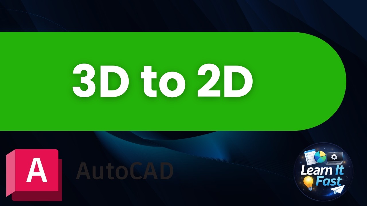 How to Convert 3D to 2D Drawing in AutoCAD (2026 Updated) - YouTube