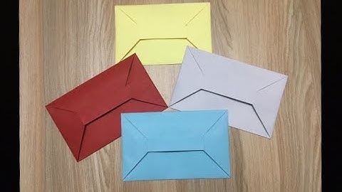 Envelope Making With Paper ( Without Glue Tape and Scissor ) at Home