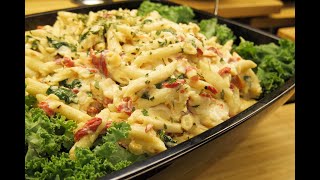 ENSALADA DE PASTA CON POLLO