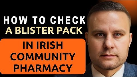 How to check a blister pack