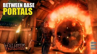 Building PORTALS Between Bases | Easier Travel | Valheim Gameplay | 12