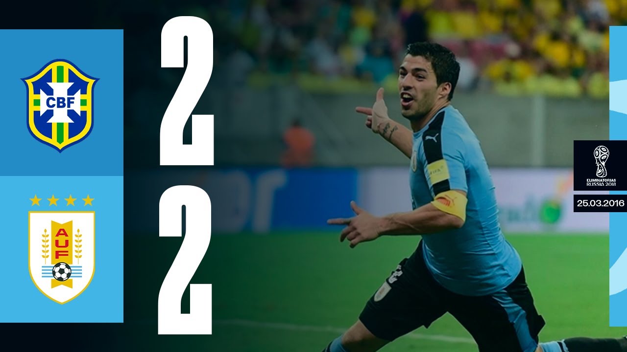 #Eliminatorias | #Fecha5 | Compacto de Brasil 2 - 2 Uruguay fútbol de guatemala