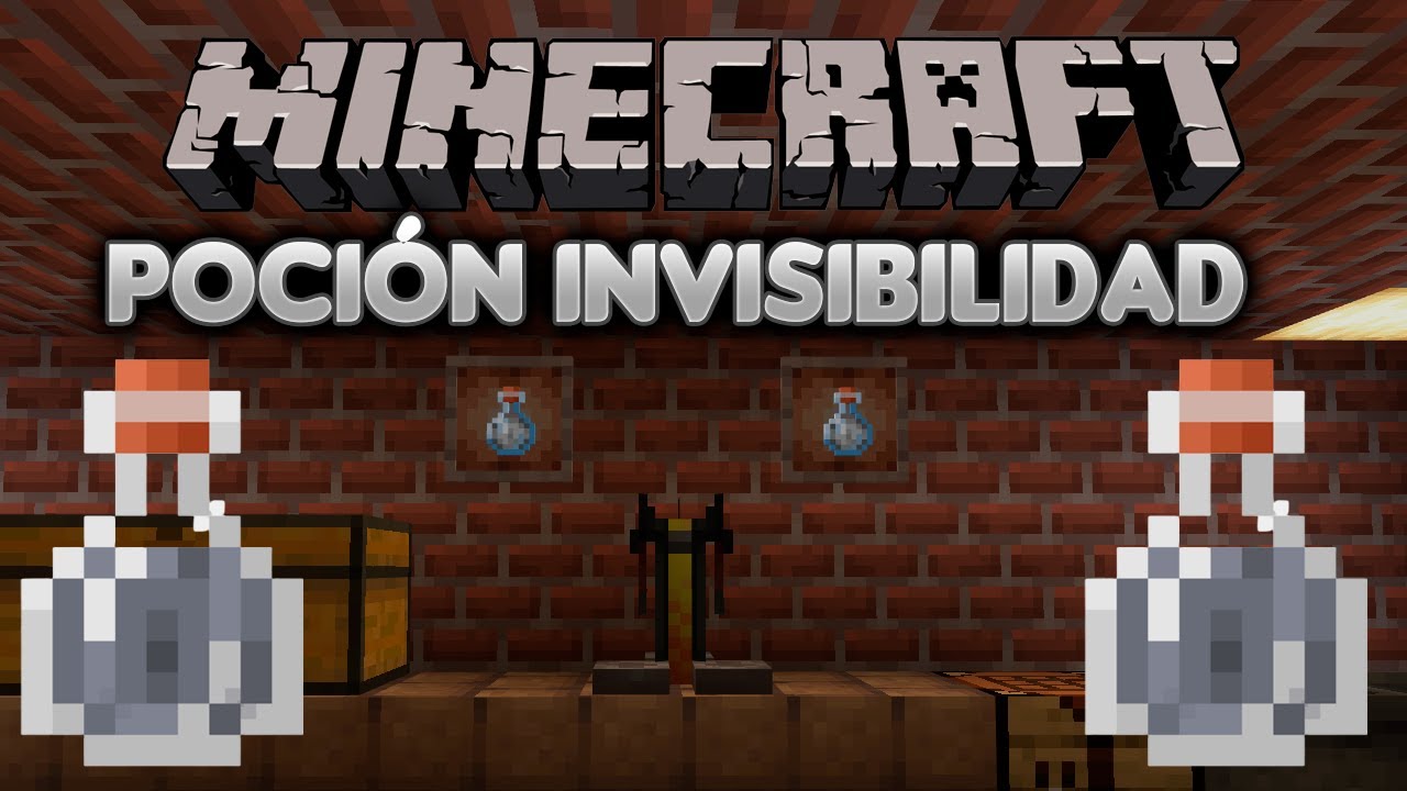 Como hacer la pocion de invisibilidad en minecraft - YouTube