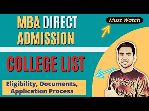 MBA Colleges without Entrance Exam | Direct MBA Admission Process 2022 | Private Colleges | CAT Exam