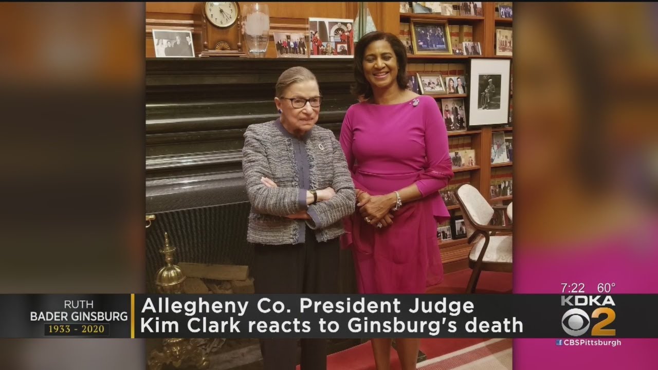 Allegheny Co. Judge Kim Clark Reacts To Ruth Bader Ginsburg's Death