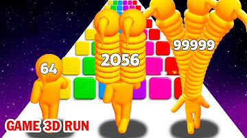 📌Satisfying Mobile Game Max Levels Roof Rails, Count Masters, Ball Run 2048, Marble Run...