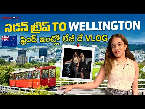 సడన్ ట్రిప్ to Wellington 🇳🇿 | ఫ్రెండ్ ఇంట్లో Lazy day Vlog | Home Tour | Whacked Out Media