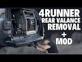 4Runner Rear Valance Bumper Removal and Black Out Mod