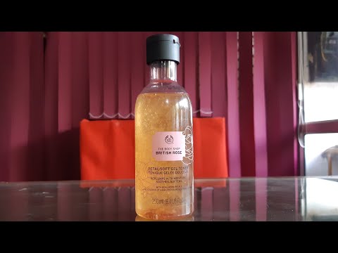 The body shop British rose petal soft gel toner review | facial toner | Jaipur trip |