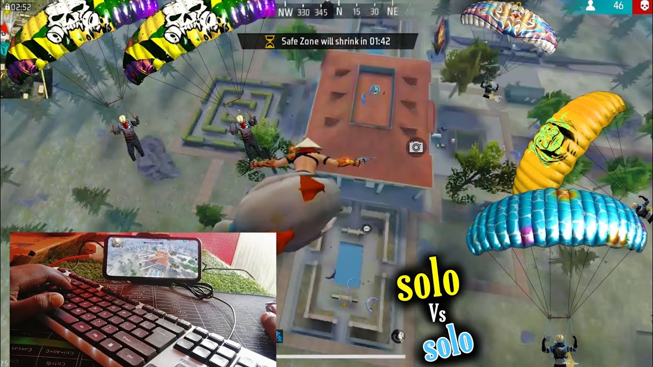 99% Headshot Rate ⚡ M40 + Mini Ug | Solo vs Solo Full Gameplay | Keyboard And Mouse ⌨️🖱️Free Fire 