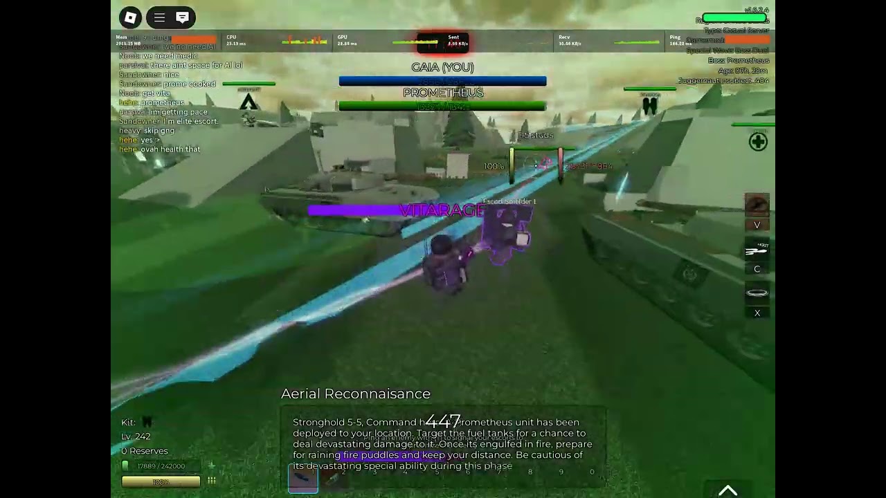 (DvN: Stronghold Showdown) Ally Gaia vs Prometheus