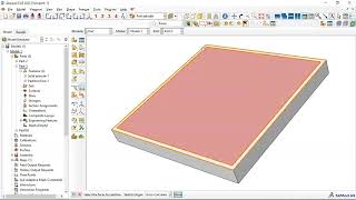 Abaqus Tutorial (Basic): How to make partition in part using sketch in Abaqus part  #abaqus .