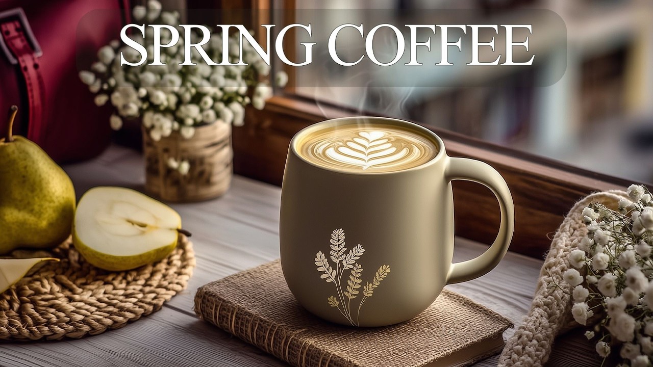 Кофе И Босса-Нова Для Расслабляющего Весеннего Утра И Атмосферы Кофейни.