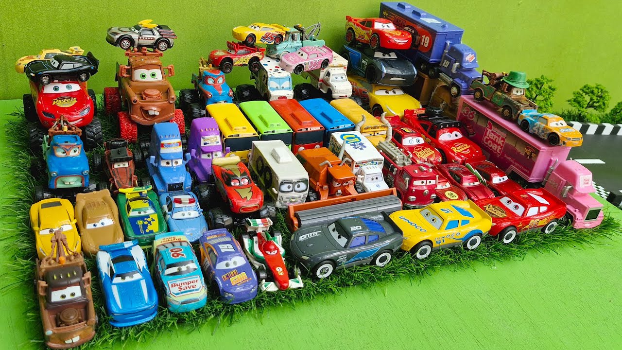 Disney Pixar Cars Unboxing Review | Lightning McQueen, Tow Mater, Doc Hudson, Sally Carrera, Cruz