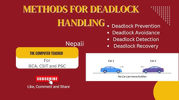 Methods for Deadlock Handling in Operating System | OS Tutorial in Nepali |  – The Computer Teacher