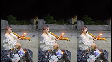 hút thuốc lào bằng đóm, em gái xinh châm đóm hút thuốc lào quá xinh và đẳng cấp, điếu cày điếu bát