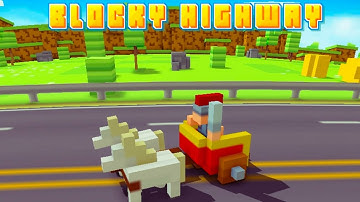 Blocky Highway: Traffic Racing Gameplay | New Vehicle War Chariot Country Side One Way Scored 1622
