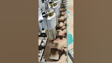 A ten station 3D CNC router uses the spindle to mill ten wood crafts at once!#woodworking #cncmill