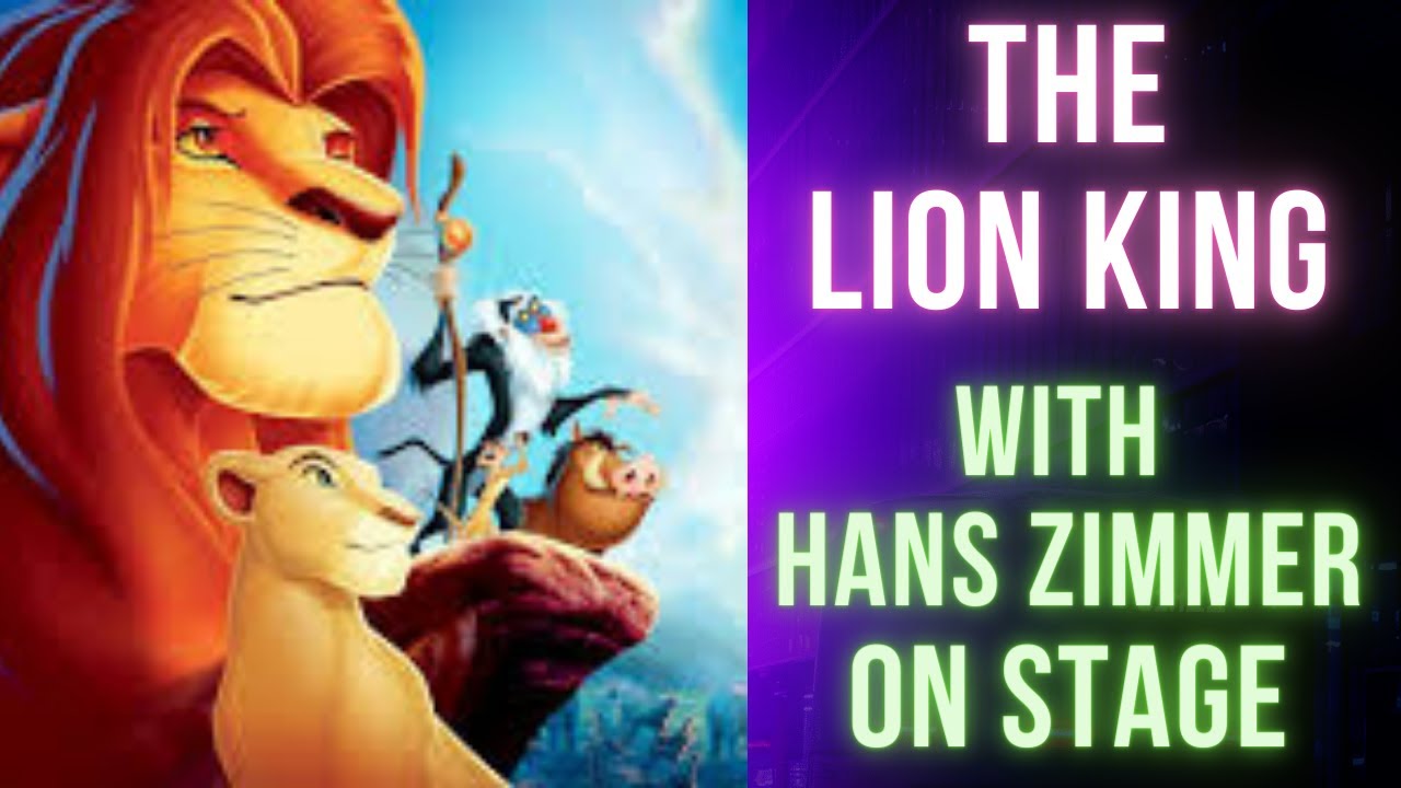 Hans Zimmer on Stage The Lion King (Percussion & Front View) World