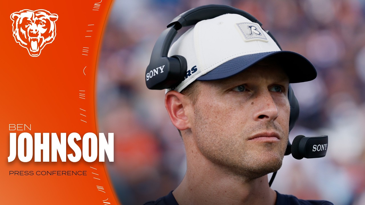 Ben Johnson on Bears’ performance vs. Titans | Press Conference